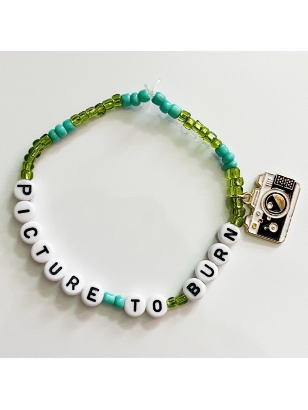 Taylor Swift Eras Tour Friendship Bracelet Picture To Burn Debut with charm